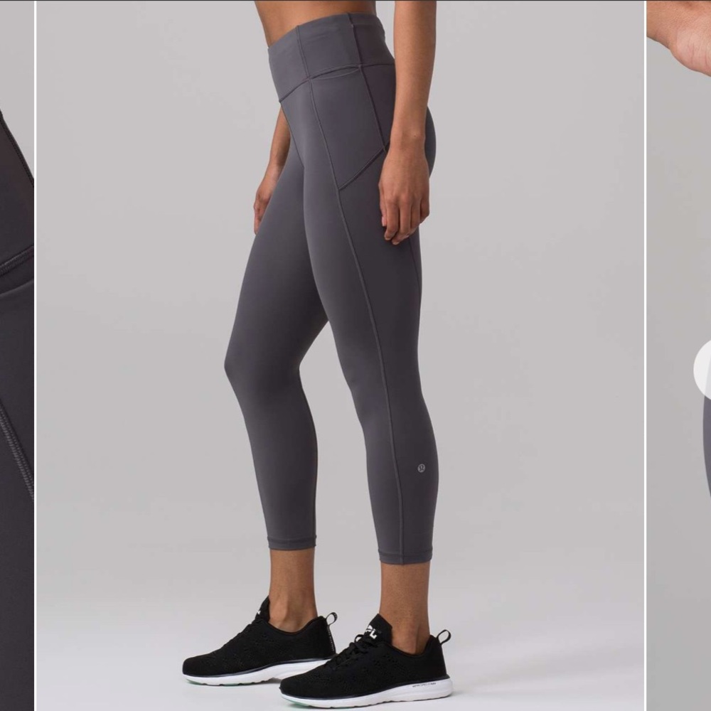 Lululemon Athletica Final Lap Crop 23” Size 6